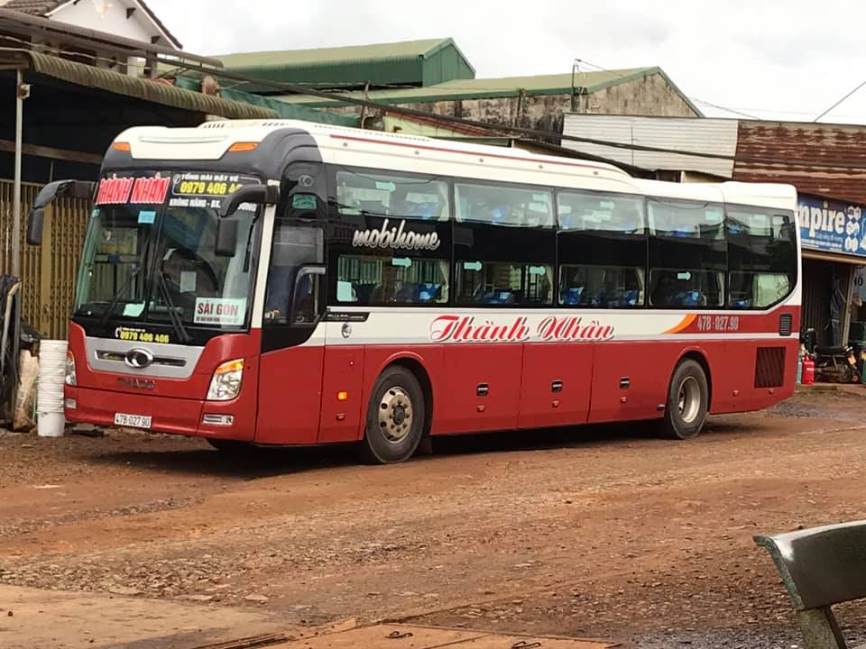 Nhà xe Thành Nhân (Sài Gòn – Đắk Lắk) ✯ Lịch trình, số điện thoại đặt vé xe khách Thành Nhân