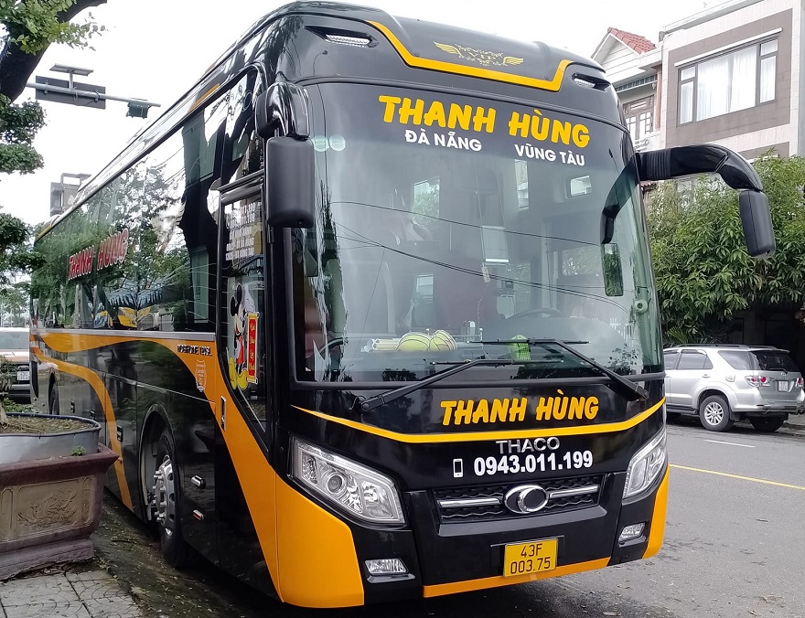 Xe Thanh Hùng (Vũng Tàu – Đà Nẵng) ✯ Lịch xuất bến xe khách Thanh Hùng