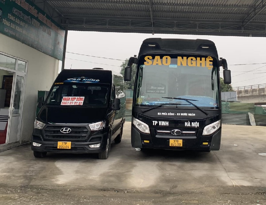 Xe khách Sao Nghệ Limousine (Hà Nội – Nghệ An) ✿ Lịch trình, số điện thoại đặt vé xe Sao Nghệ Limousine